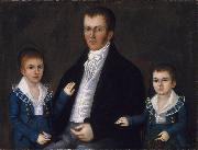 Joshua Johnson John Jacob Anderson and Sons, John and Edward France oil painting artist